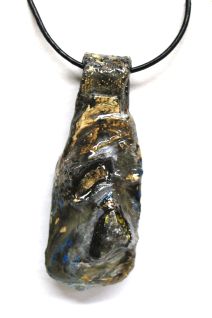 14-Turquoise Drift Pendant - Crop